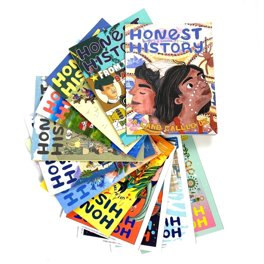 Lot of 12 Honest History Magazines #19-30 Homeschool Study Guides Kids Learning